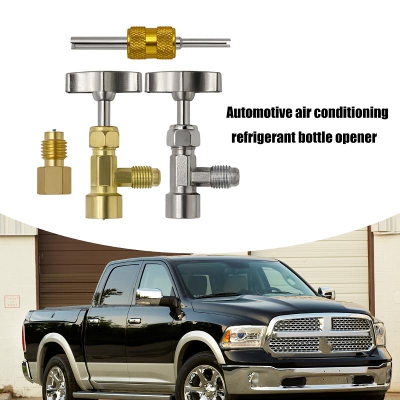 For Car Air Conditioning Refrigerants Open Auto Can Tap Valves Bottle Opener Leakproof Charging Tool for Service Station