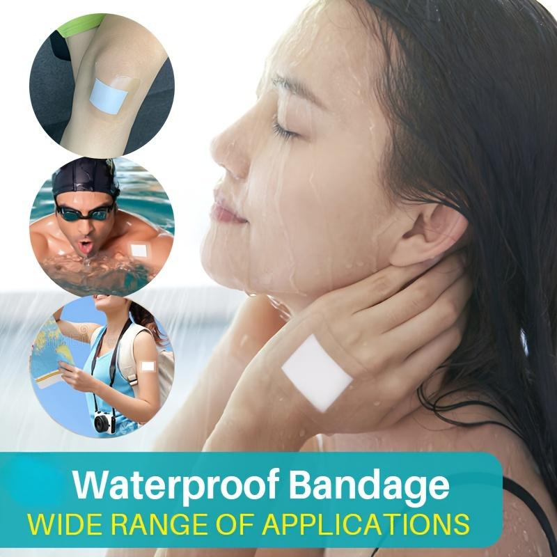 100/200pcs Elastic Bandage, Transparent Protective Film, Waterproof Patch, Fixing Patch