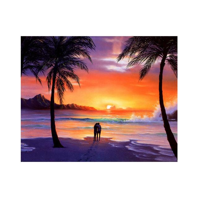 Landschaft Landschaft Leinwand Malerei Romantische Urlaub Paar Bilder Wohnzimmer Schlafzimmer Moderne Wohnkultur Wand Kunst