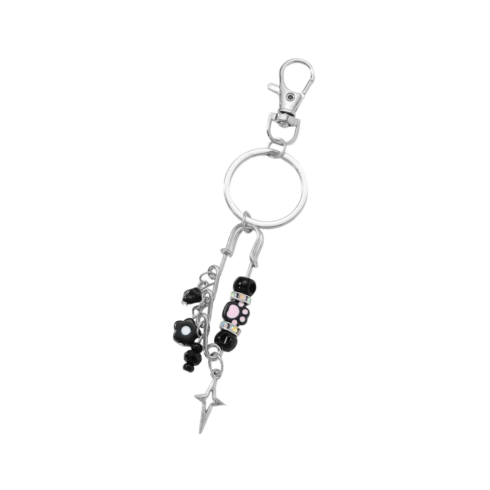 Star Keychain Bag Charms for Women Purse Handbag Backpack Bag Pendant Charms Car Keyring Aesthetic Keychain Charms