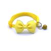 Cat Collar Solid Color Bowknot Puppy Chihuahua Collars with Bell Adjustable Safety Buckle Cats Bow Tie Pets Accessories