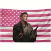 Supernatural Jensen Ackles Dean Winchester Pink US Flag Tapestry  Bold Print EyeCatching Dorm Decor Perfect Patriotic Gift