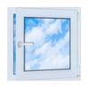 Fenster PVC Weiß 65x65 cm Rechts 650x650 mm Dreh-Kipp-Fenster Ru