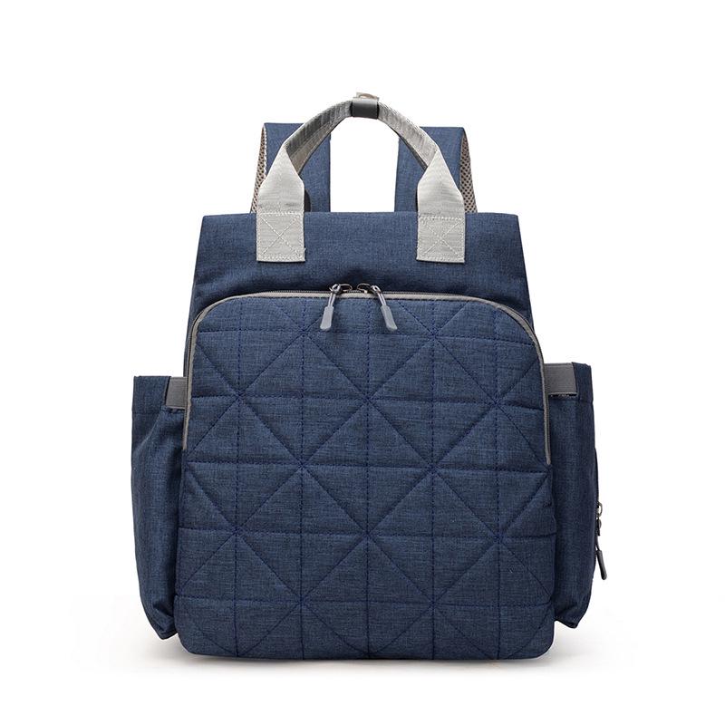 Doppelschulter-Großraum-Einfarbig-Multifunktionale Mama-Tasche mit isolierter Aufbewahrung für Milchflaschen.