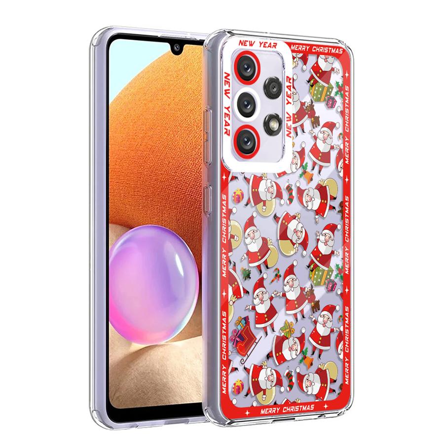 Winter Merry Christmas phone Case for Samsung A13 A14 A15 A23 4G 5G A24 4G A25 A33 A34 A53 A54 A73 A35 A55 5G bag