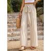 Women's casual pants loose solid color wide-leg pants