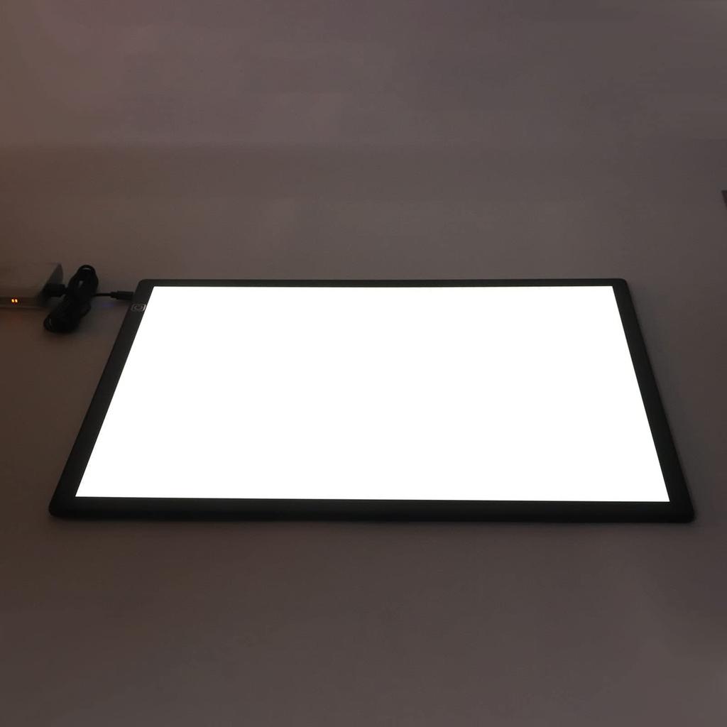 A3 Leuchttisch, Zeichentisch, Zeichenlichtpad, Stufenlose Dimmung, 12000K LED, USB-betrieben, zum Skizzieren, Zeichnen und für Animation