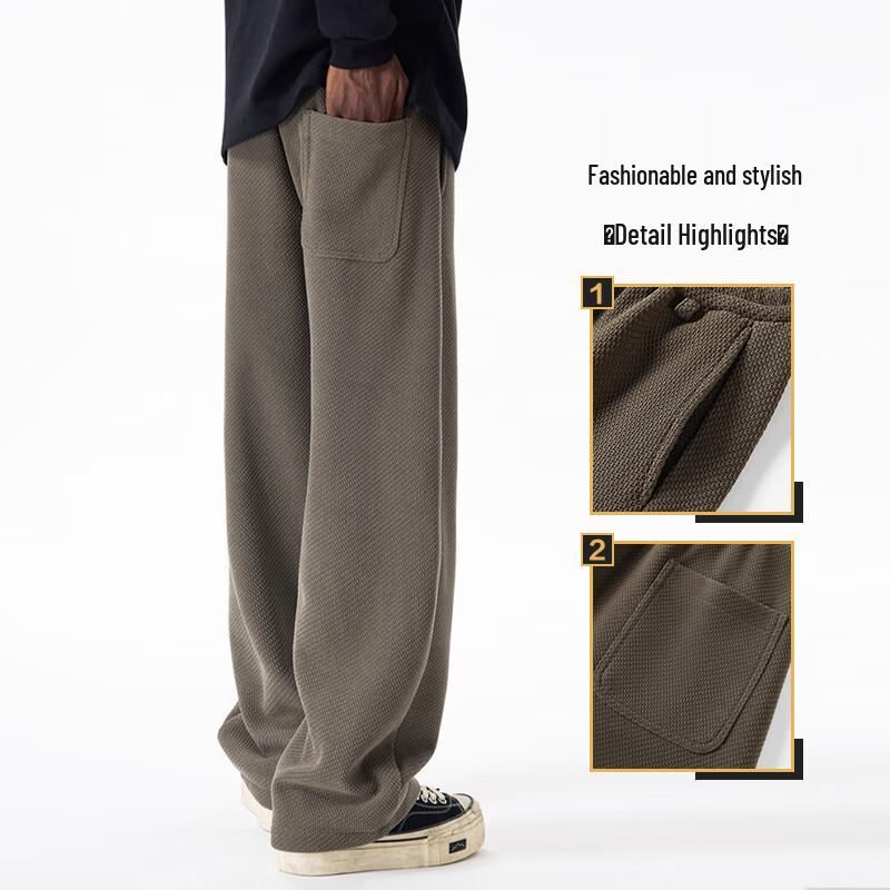 JEEP SPIRIT Men's Loose Fit Straight-Leg Sweatpants