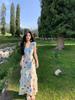 Women's Floral Sleeveless Long Dress, Japanese Summer 2026 Style