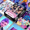 92 Pcs Korean Idol Demon Movie Hunters Cards, Anime Style Cartoon Flash Cards Photocards Lomo Cards Set Waterproof Card