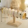 Neuer T-Bügel Schmuckkette Haarband Uhr Halskette Armband Ausstellungsständer Rack Halter Mode Frau Farben Gold Größe Stil