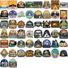 10/30/50/100pcs Retro Forest Camping Life Stickers Funny Outdoor Travel Cartoon Decals Skateboard Guitar Phone Graffiti Sticker
