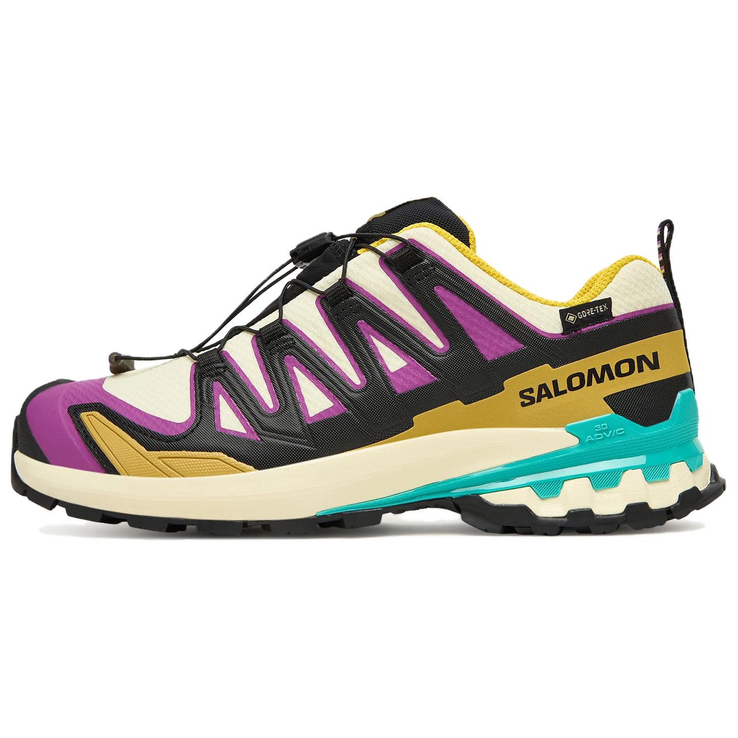 

Salomon XA Pro 3D V9 Gore-Tex Fashion Comfortable Hiking Shoes Women Hiking Shoes Brown Black Purple 478822 36