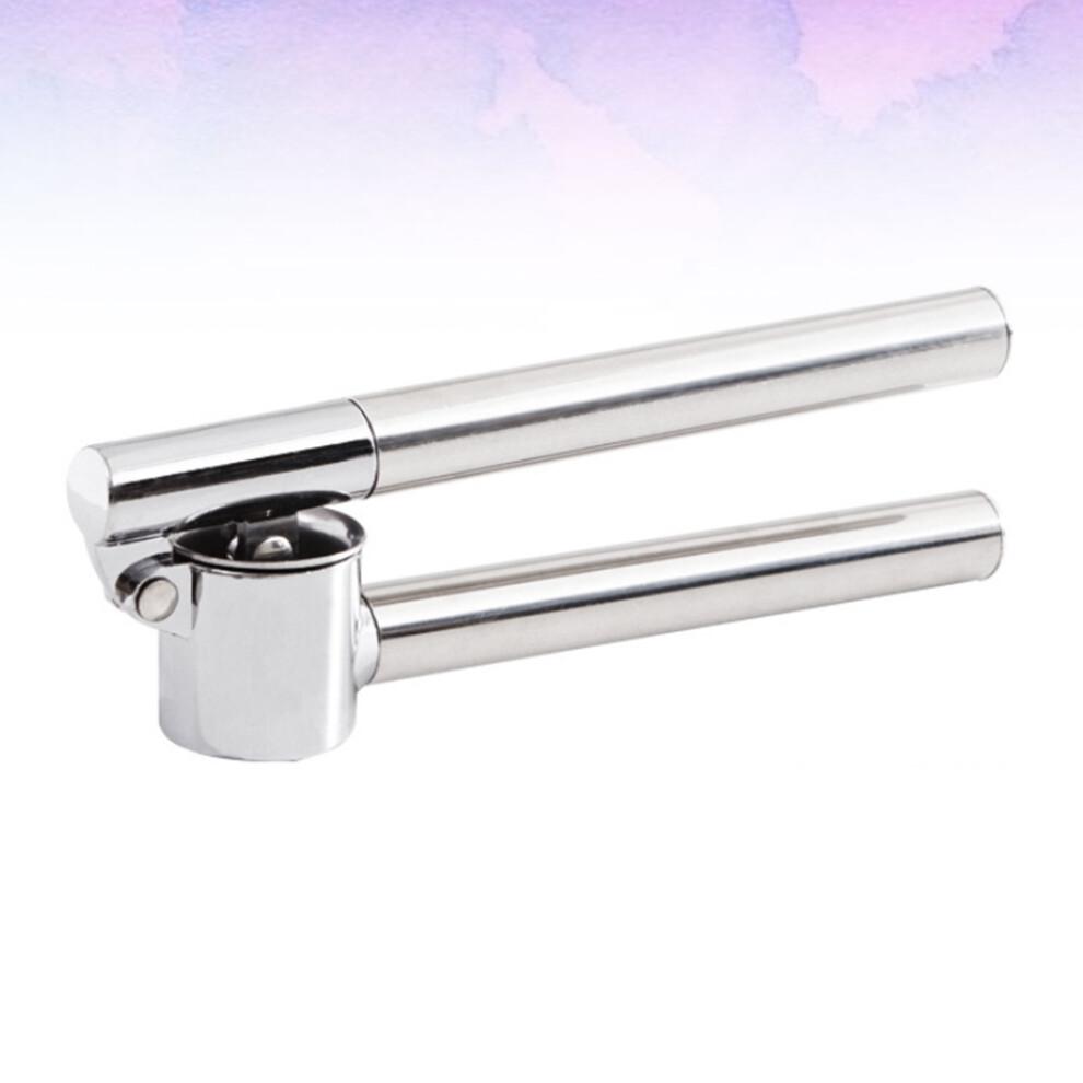 Stainless Steel Garlic Press Squeezer Masher Juicer Kitchen Tool
