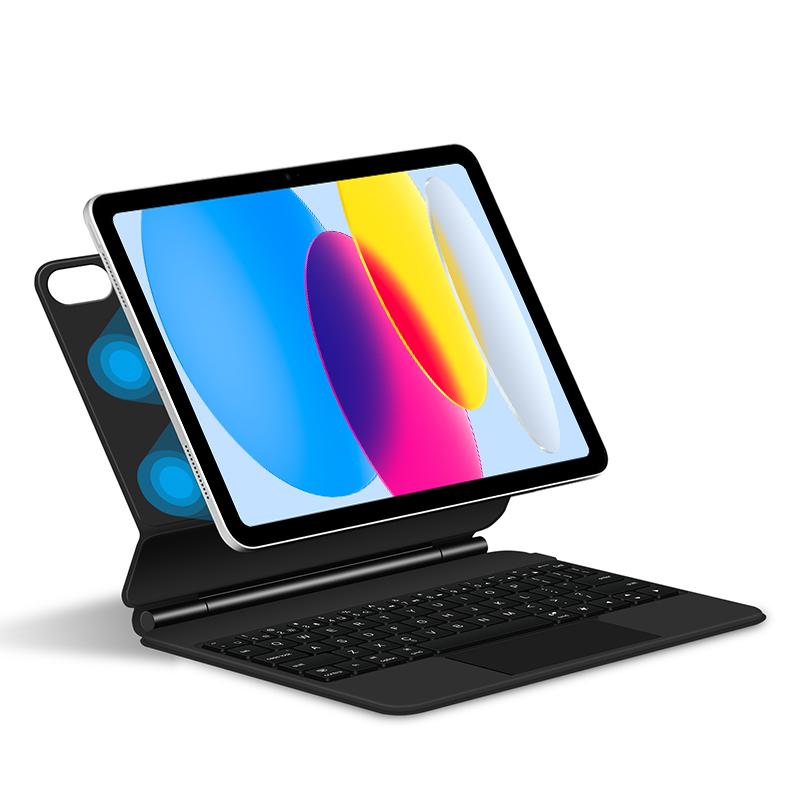 Keyboard Case For iPad A16 11 Inch 2025 11th 10th Air Pro 11 13 Generation Magic Smart Cover Folio Magnetic A3354 A3355 Multi-touch Backlight