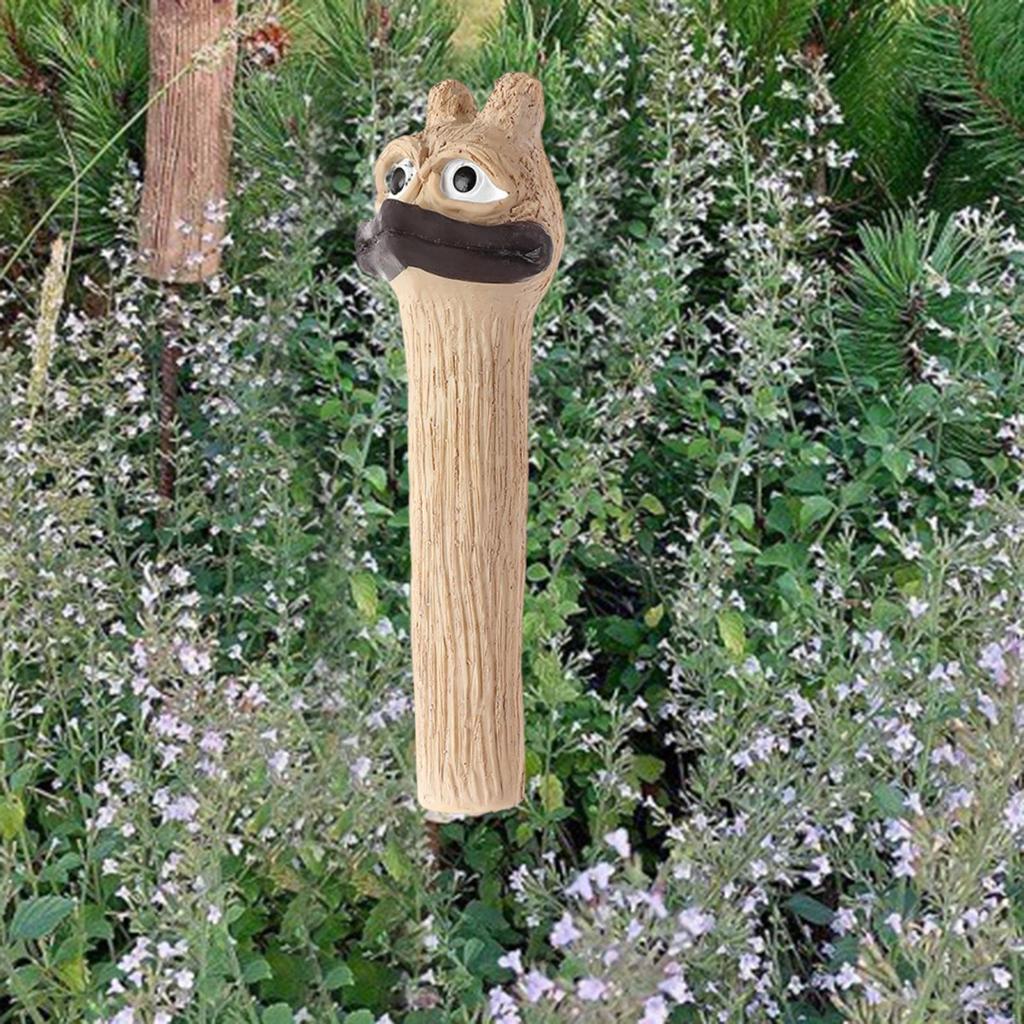 Funny Garden Statue Animal Sculpture Resin Artwork Long Neck Figurine Lawn Ornament for Farm Patio