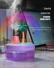 Seven-Color USB Flower Air Humidifier for Desk or Car