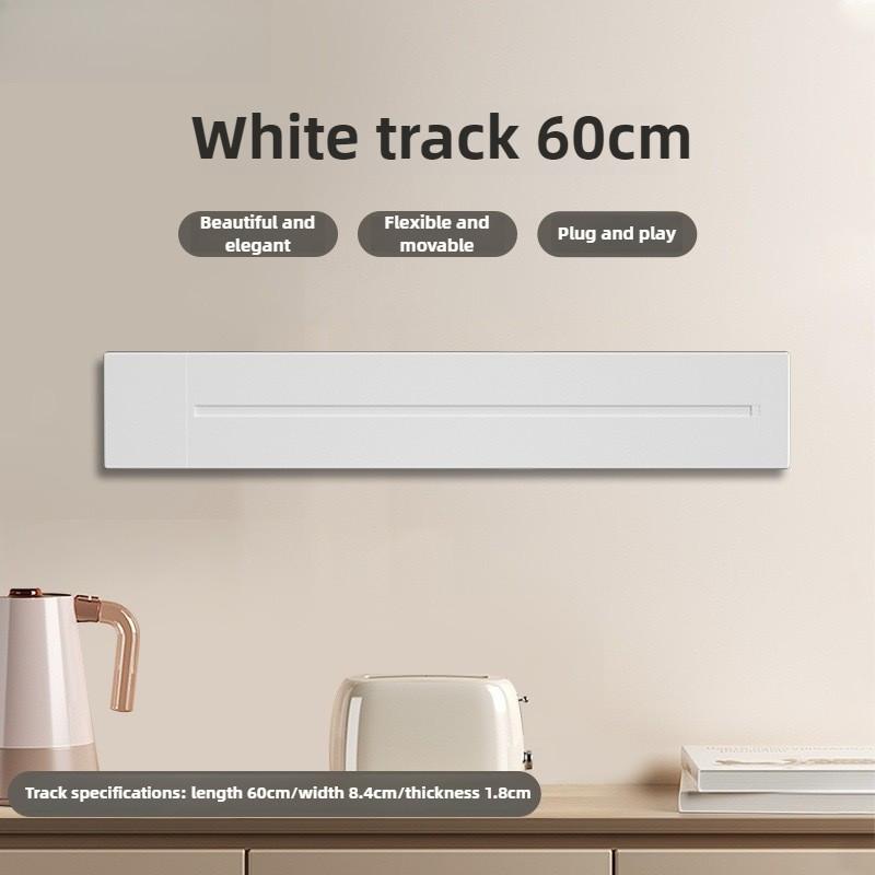 Multi-way Plug Movable Track Power Socket Adapter Wall Power Sliding Rail Socket Home Kitchen Appliances