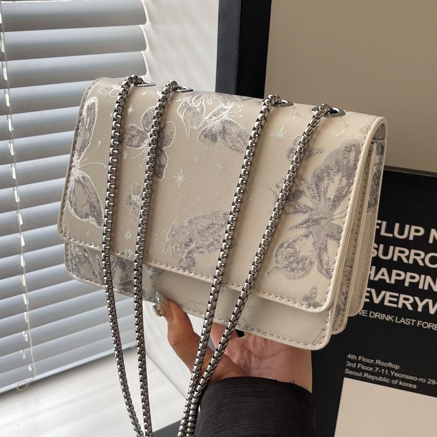 Fashion Chain Small Square Bag Women's New Casual Messenger Bag Versatile Commuter Shoulder Bag