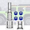4 Pieces 1/30 Wheel Nuts RC Car Accessories Easy Installation for Crawler Nut Tool