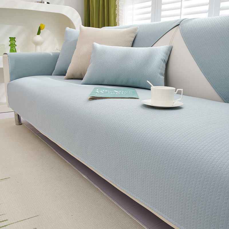 

Подушка для дивана из однотонной синели, простая зеленая подушка, универсальное противоскользящее полотенце для дивана на все четыре сезона, небольшой свежий чехол для дивана 70*70cm