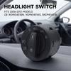 Automotive Accessories for Golf 5 6 Headlight Switches Knob 5KD941431B Easy Installation Headlamp Fog Light Control Switches