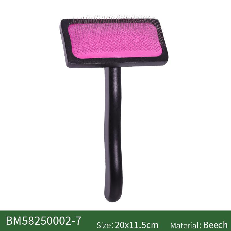 Pet Comb Wood  Massage Cute Hair Remover Cat Dog Brush for Grooming Bamboo Mini Rubber Custom Small Fine Needle
