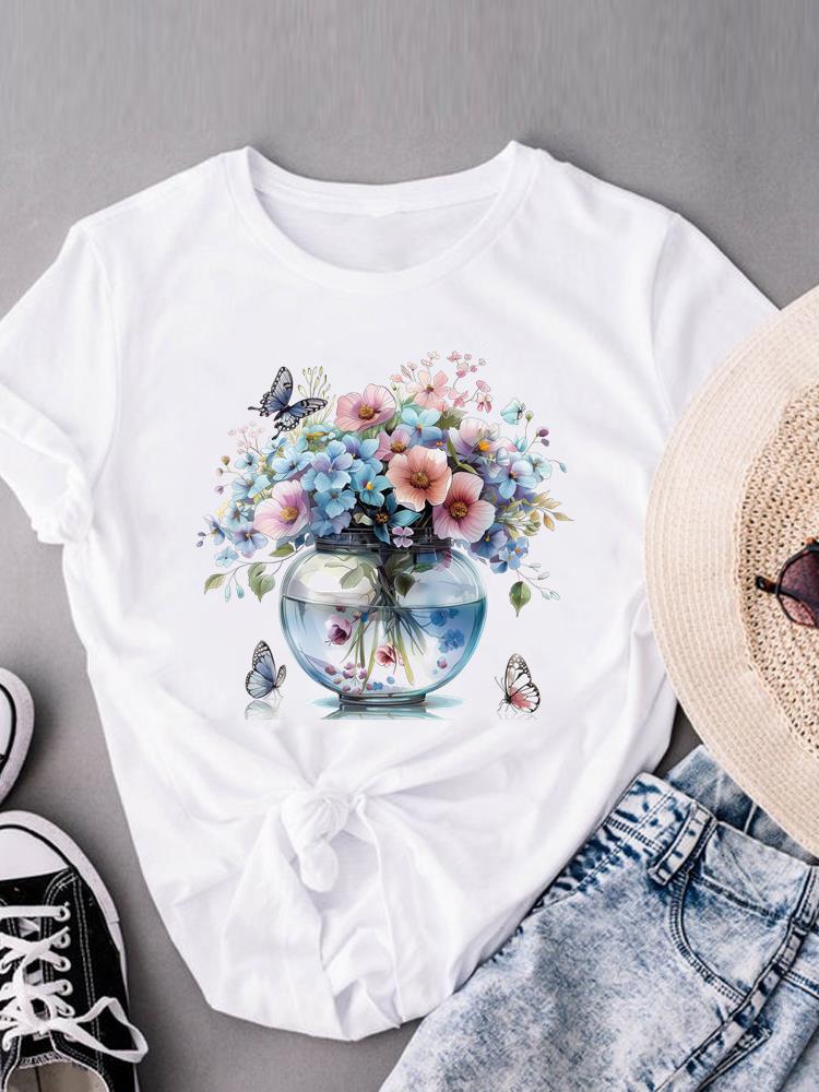 (Asian Size) letter love trend T-shirts O-neck Casual Clothing Fashion Female Women's Top Short Sleeve T shirt Printed Graphic Tee