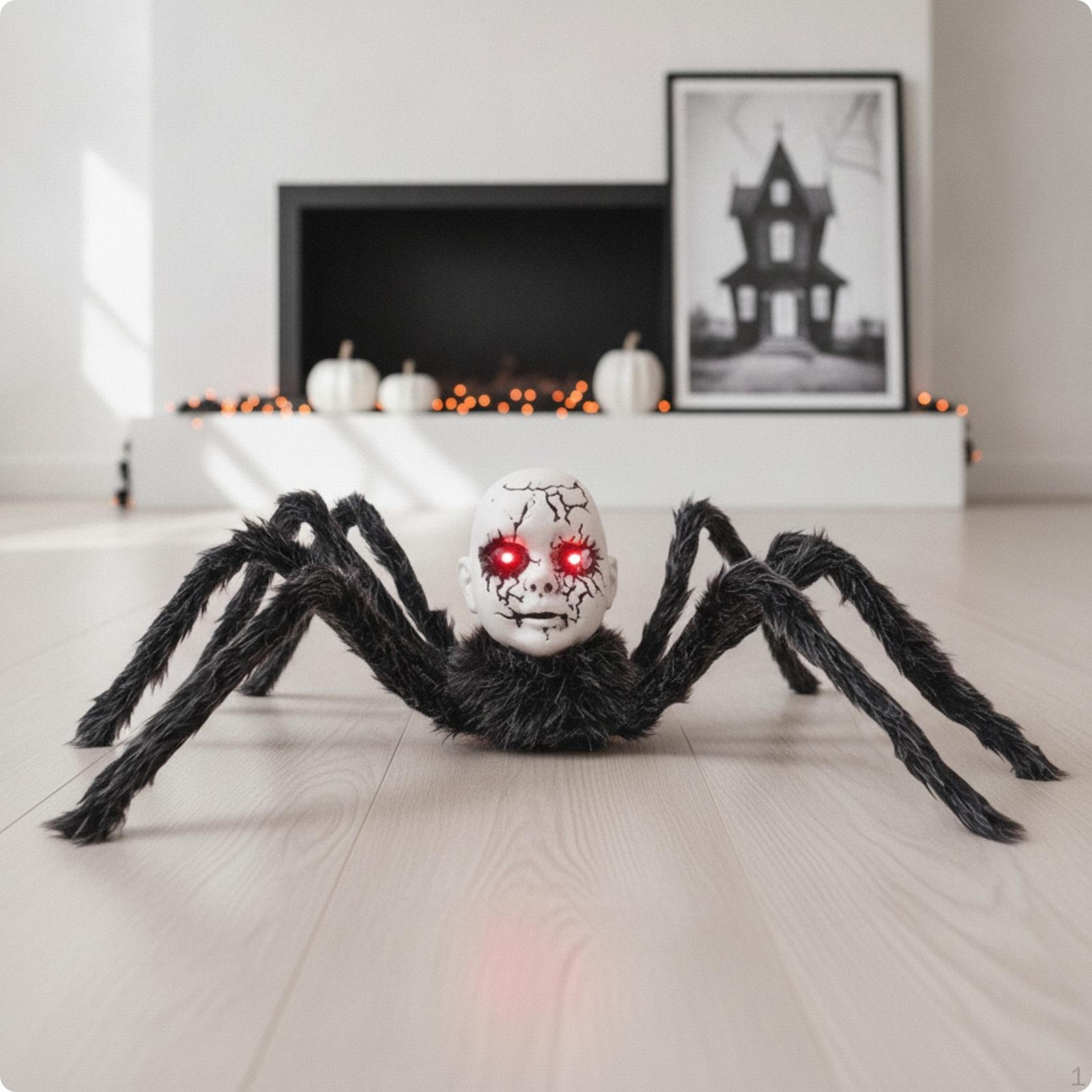 Elektrisks zirneklis ar lelles seju, kustīgām