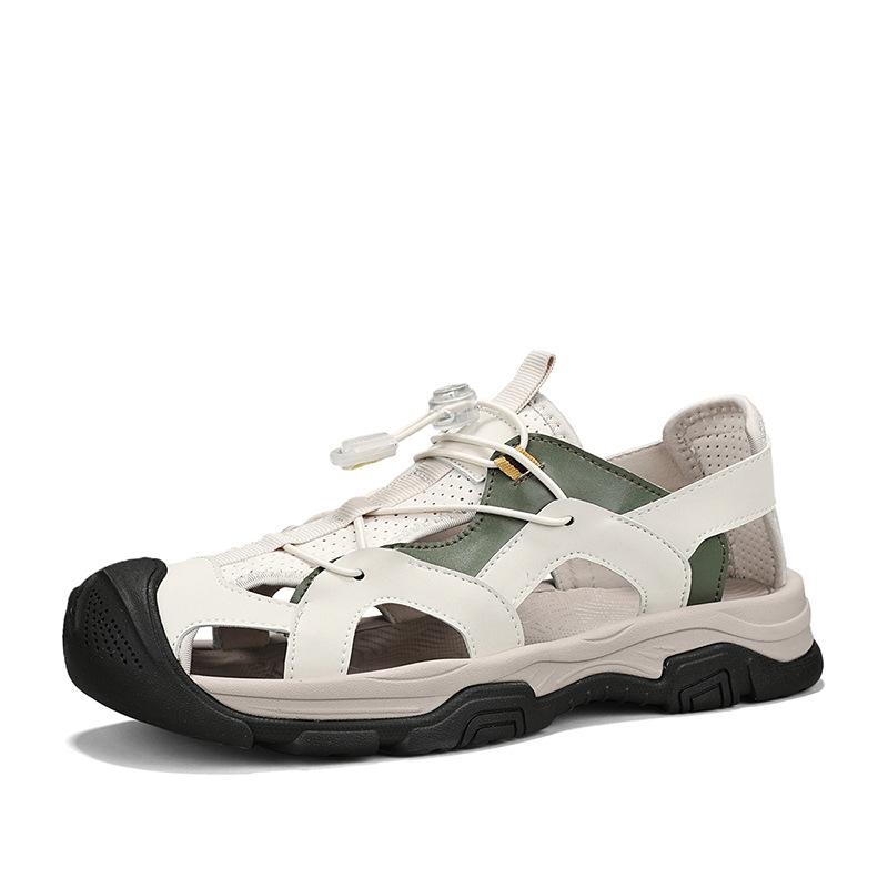 

2025 лидер продаж летняя новинка мужская обувь большого размера для активного отдыха, дышащая, с защитой от ударов, пляжные сандалии 46