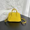 Bag Women's Yellow Handbag Premium Bowling Bag Fashion Light Luxury Messenger Women's Bag Shell Bag