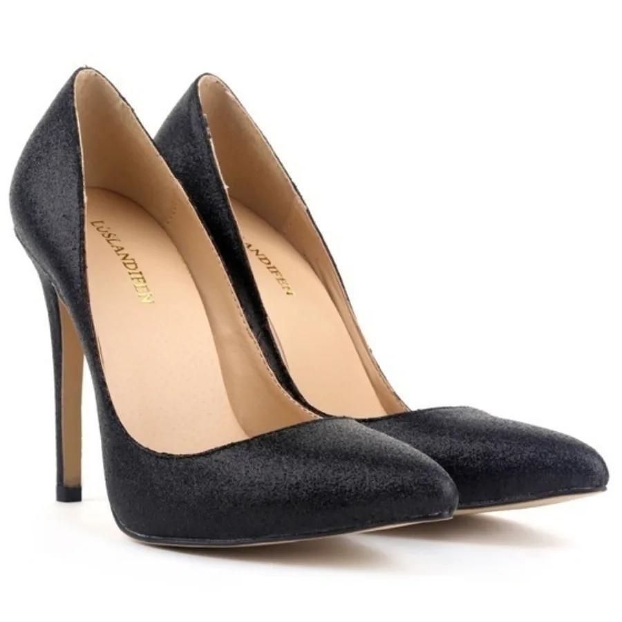 

Women Pumps Gold Silver Sequins Fashion Sexy 11cm High Heels Serpentine Pointed Toes Stilettos Office Party Dance Wedding Shoes 35