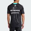 Adidas Motorsports FW25 Mercedes - AMG Petronas Formula 1 Team Moisture-Wicking Quick-Dry Slim Fit Short Sleeve Racing T-Shirt Men Tops KF0161