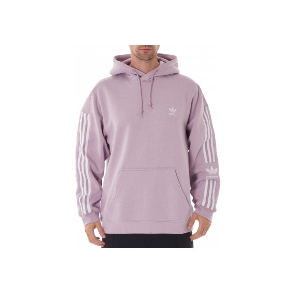adidas Originals Lock Up Drawstring Hoodie Men Tops Light-Purple ED6126