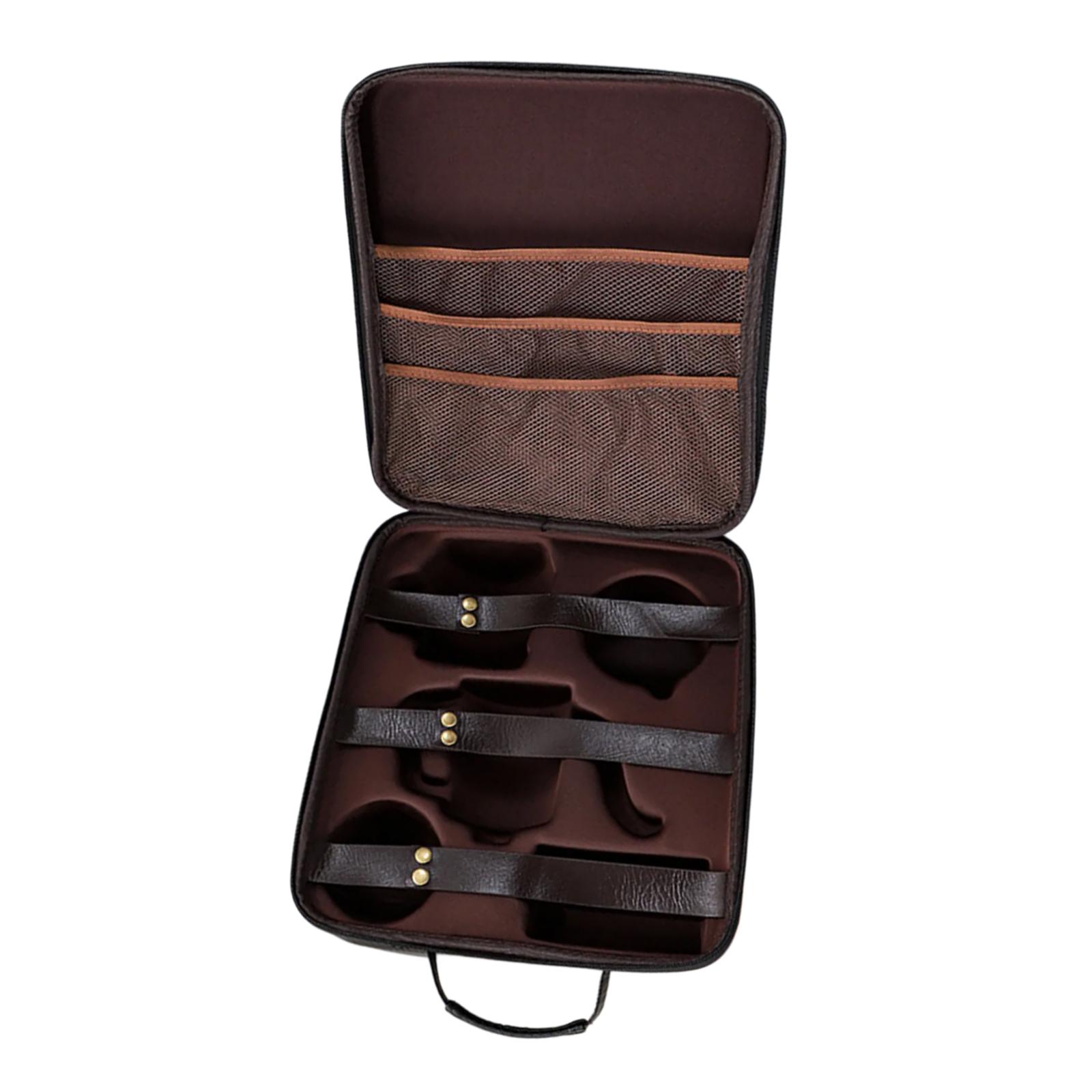 

Portable Coffee Machine Storage Bag EVA Tea Set and Coffee Pack Storage Bag for Convenient Kitchen Organization