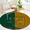 Leon Fc Crest Custom Name Round Area Rug Carpet Rug For Living Room Bedroom Sofa Playroom Decor Nonslip Floor Mat