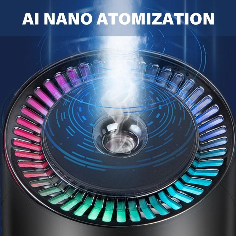 Small Car Scent Humidifier Aluminum Volatile Oil Diffuser Vehicle Scent Diffuser for Enhances In Car Experience