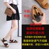 Beef Tendon Sole Sandals Flats 2025 Summer New Shoes Student Roman Shoes Beach Shoes Soft Sole One-word Women's Shoes