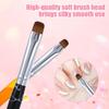 4 Pcs French Brush for Nails with Dotting Tool, Gel Acrylic Brush for Nail Detailed Designs, Two Way DIY Gel Nail Brushes Professional Manicure