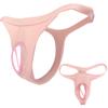 ANOSX Silicone Urethral Lock Insertable Clitoris Pants Vagina Wish Panty Fake Vagina Underwear G-Strings Thongs Sex Toys For Men