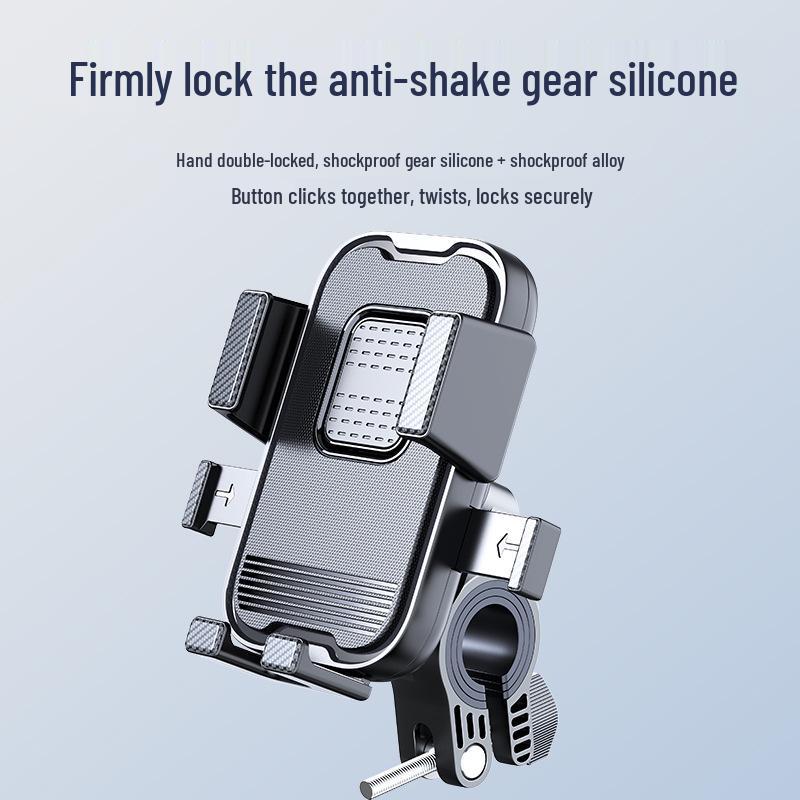 

Universal Shockproof Phone Holder for Electric Scooters, Motorcycles, and Bicycles – Ideal for Delivery Riders