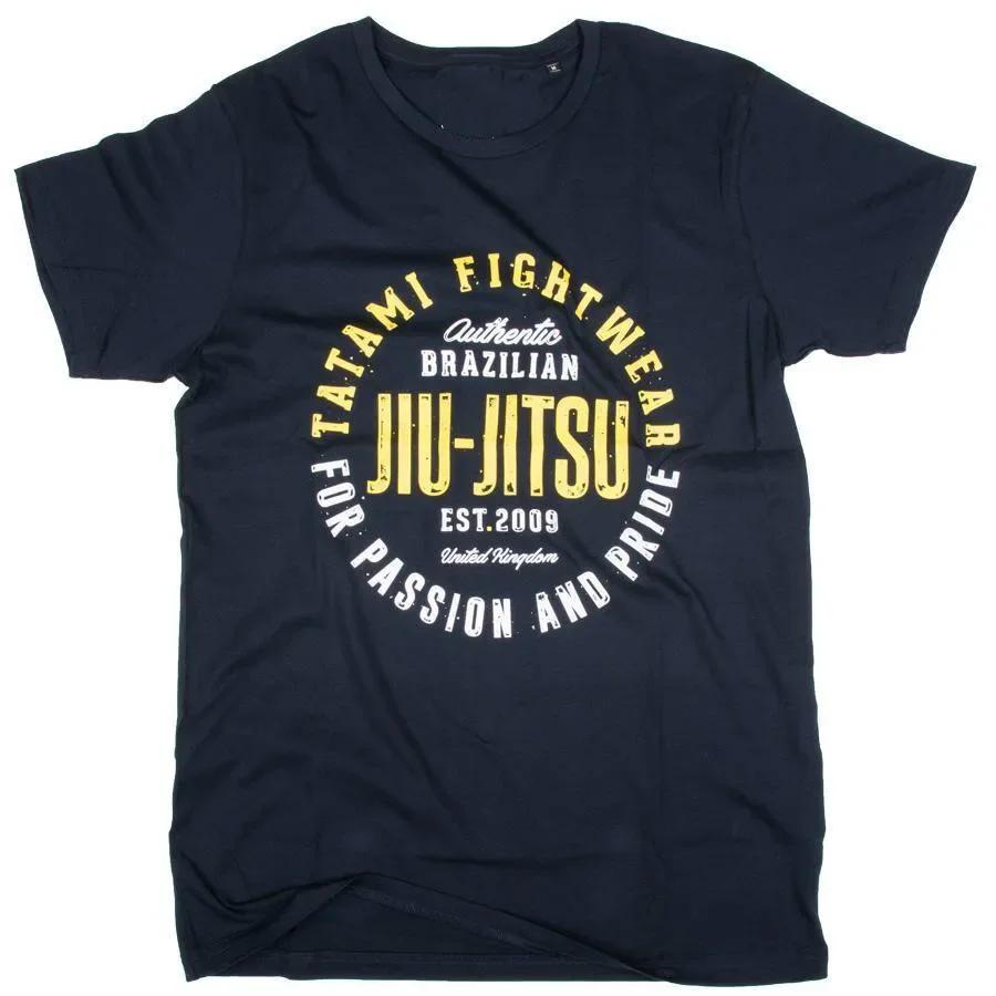 

BJJ Passion and Pride Vintage Brazilian Jiu-Jitsu T-Shirt 100% Cotton O-Neck Summer Short Sleeve Casual Mens T-shirt Size S-3... S разноцветный