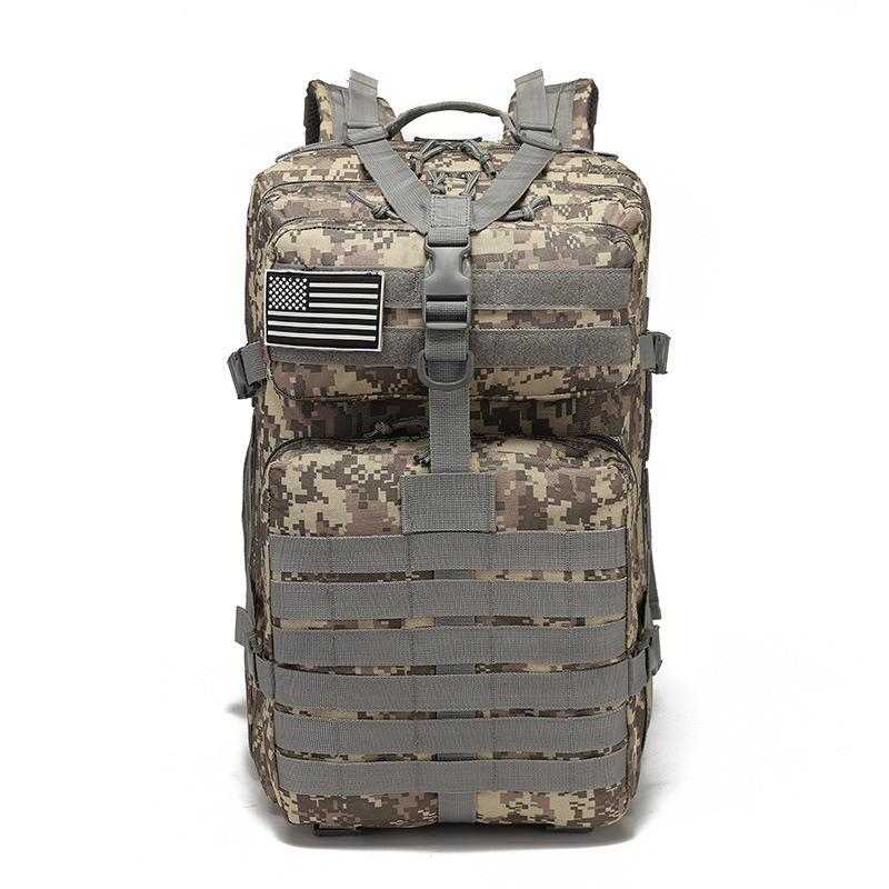 Camouflage Tactical Mesh Backpack for Outdoor Activities - Ideal for Hiking, Camping, and Cycling