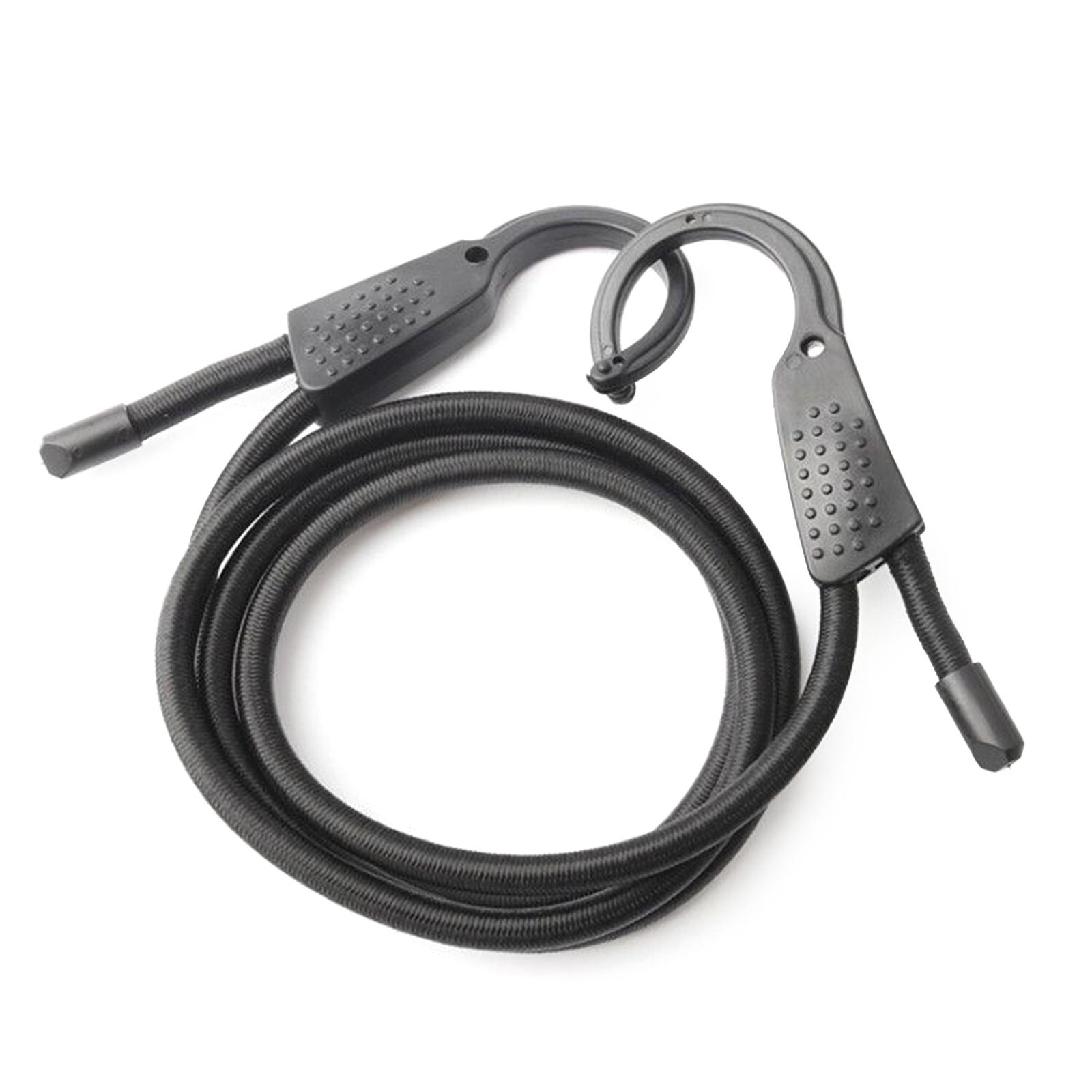 

Мотоциклетный багажный трос, прочный эластичный ремень, регулируемый натяжной ремень, крючок для белья, крепление для багажа, одежды 3 чёрный