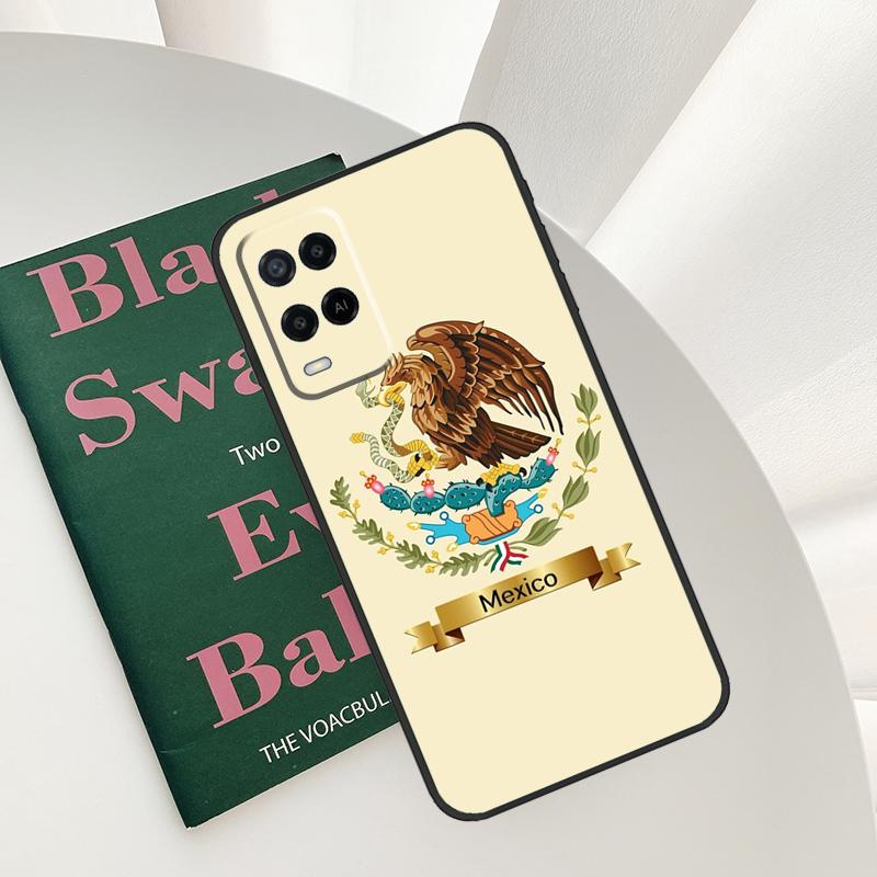 

Mexico Flag Case For Oppo A54 A74 A94 A54S A57S A15 A16 A17 A52 A72 A76 A96 A58 A78 A98 A77 A5 A9 Cover OPPO A57s