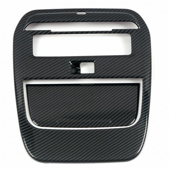 Carbon Fiber Front Reading Light Panel Trim Cover For Ford F150 F-150 -