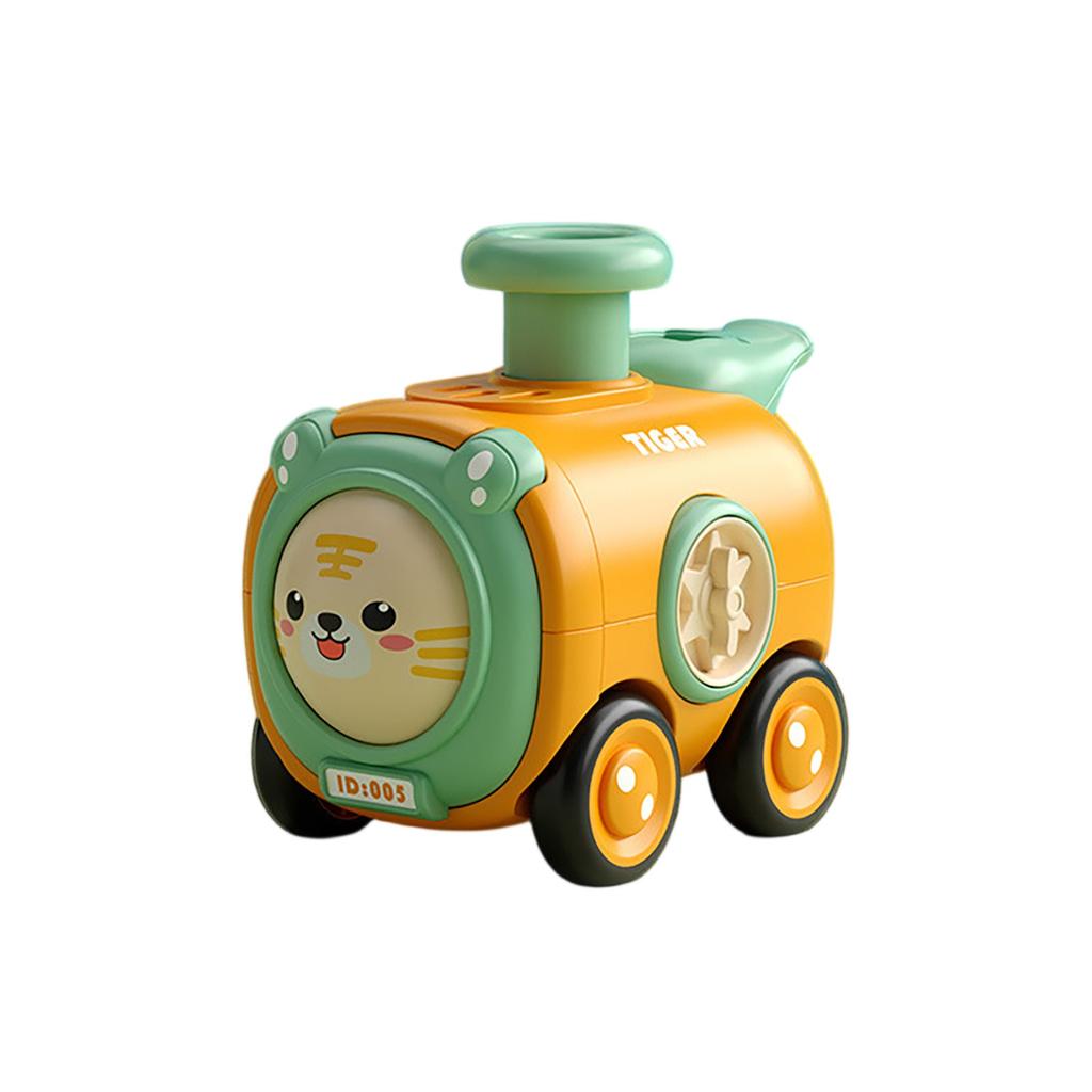 Car  Toy Car Press Change Face With Whistle Small Train Shatterproof