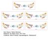 5Pcs Soccer Face Stickers Football Fan Temporary for World Mug Tattoos Waterproof Cheering