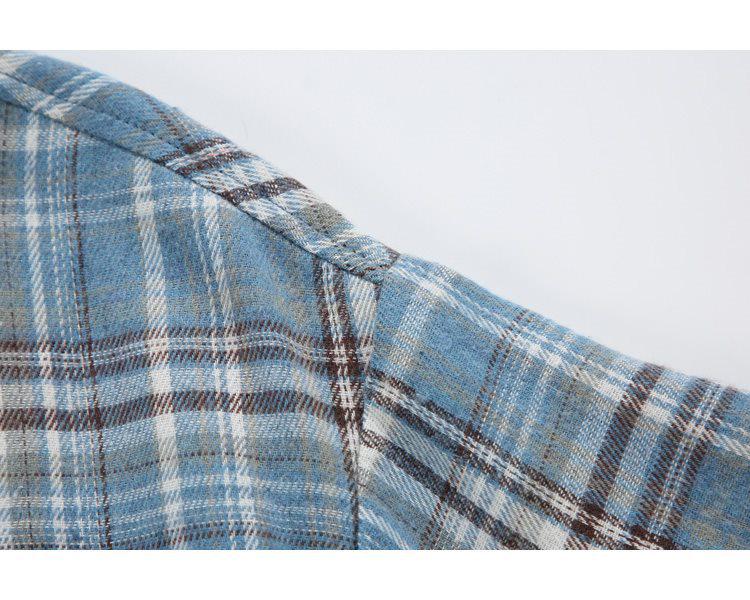 Special Offer: Men's Plus Size Retro Plaid Casual Short Sleeve Shirt