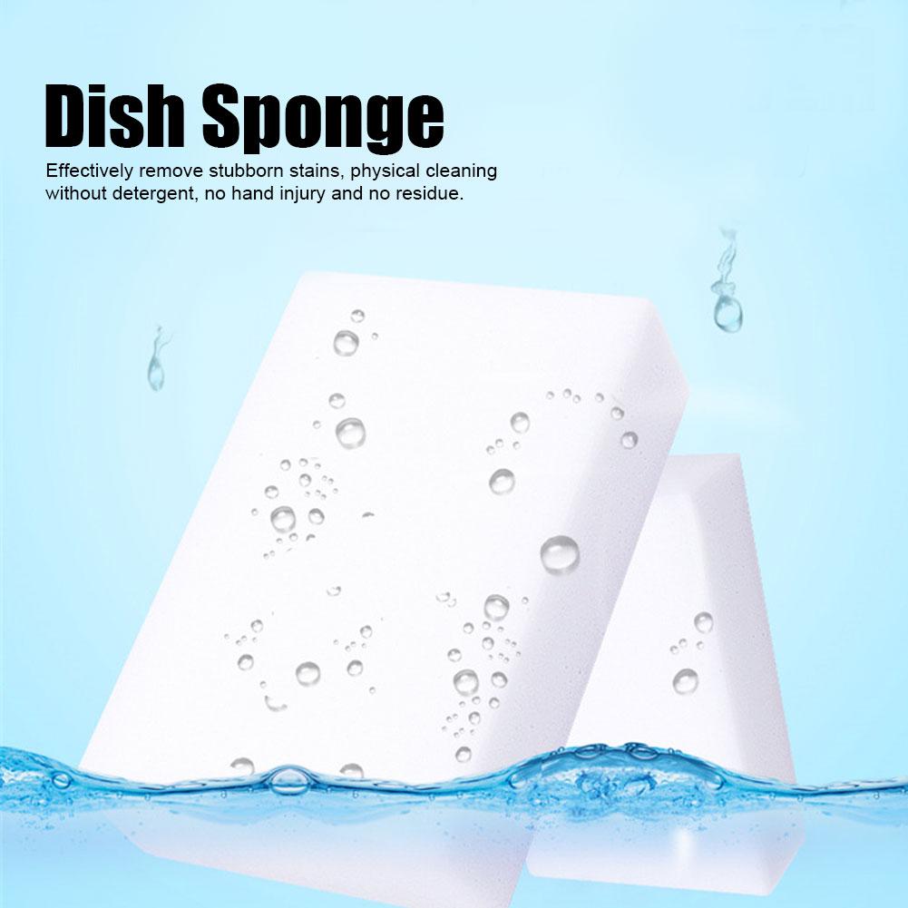 Haushalt Küchenreinigungsschwamm Wischwerkzeug für Geschirrarmatur Schuhe Entfernung hartnäckiger Flecken 3x7x10cm 20 Stück